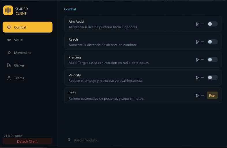 Sluded Client Preview